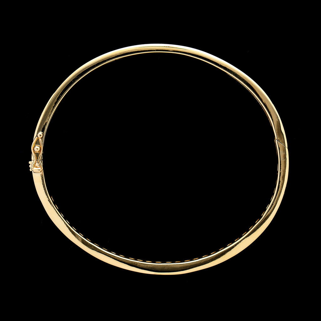 Yellow Gold Diamond Bangle