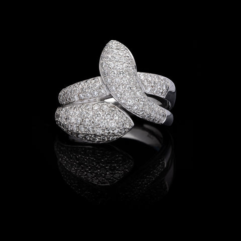 Hans D. Krieger Diamond Snake Ring