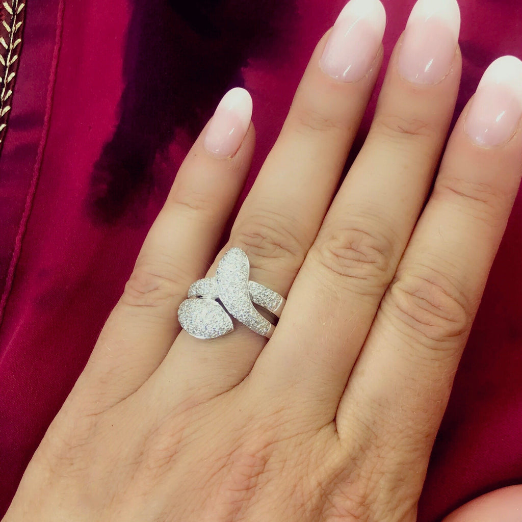 Hans D. Krieger Diamond Snake Ring