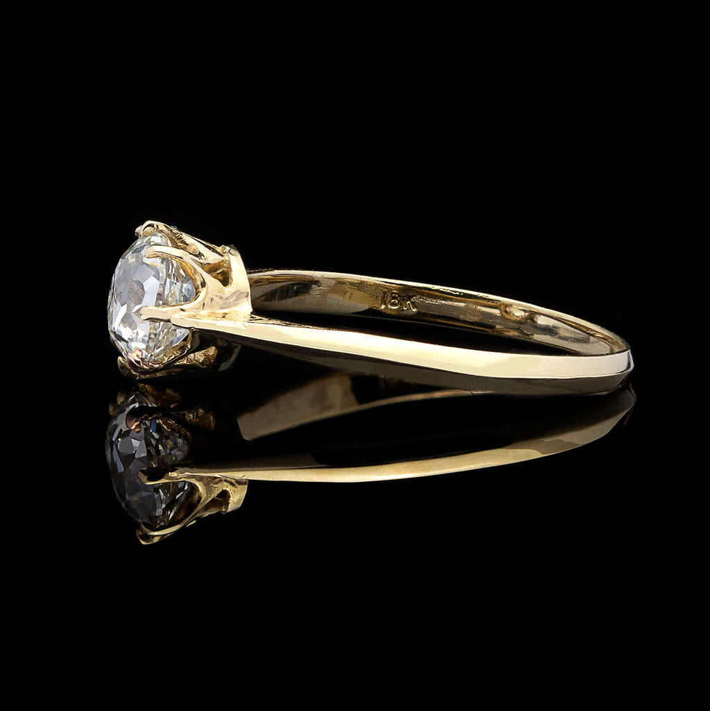 1.03 carat Crown Jubilee Cut Diamond Ring