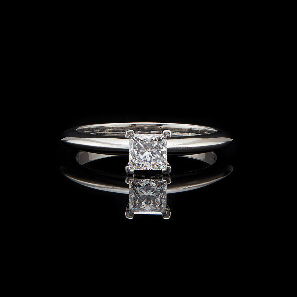 Tiffany & Co. Diamond & Platinum Engagement Ring