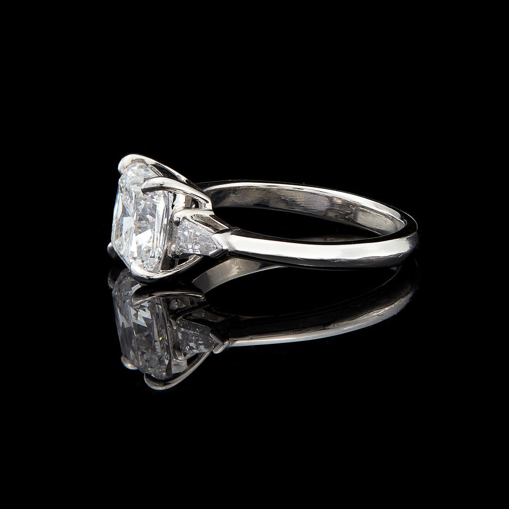 GIA 3.01-ct. F/VS1 Cushion Diamond Ring