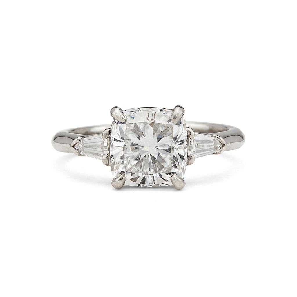 GIA 3.01-ct. F/VS1 Cushion Diamond Ring