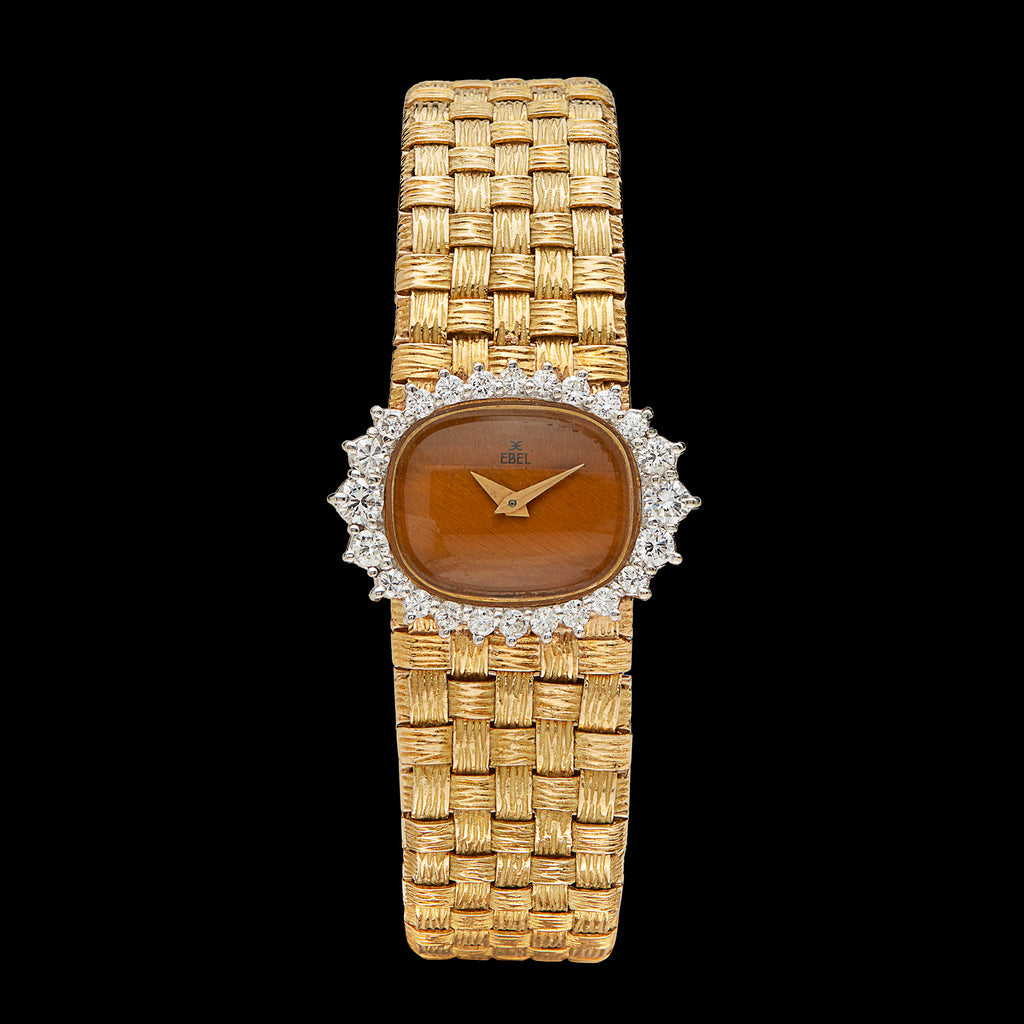 Ebel Diamond & 18k Gold Ladies Wristwatch