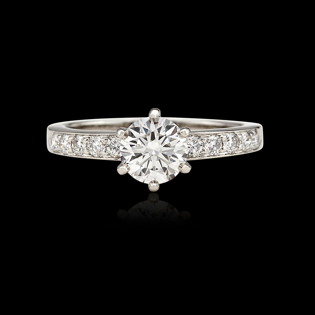 Tiffany & Co. Diamond Platinum Engagement Ring