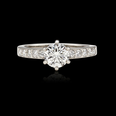 Tiffany & Co. Diamond Platinum Engagement Ring