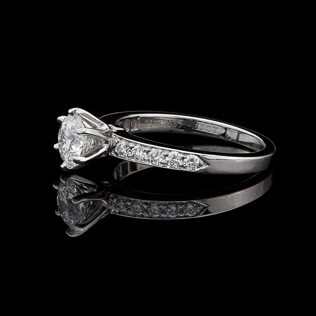 Tiffany & Co. Diamond Platinum Engagement Ring