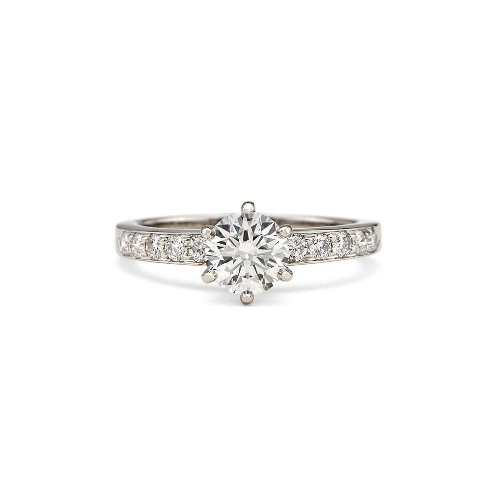Tiffany & Co. Diamond Platinum Engagement Ring