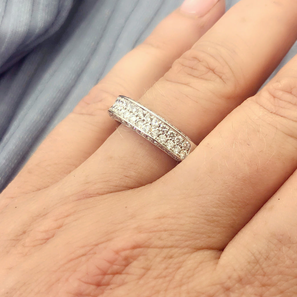 Hans D. Krieger Diamond & 18k Bicolor Gold Ring