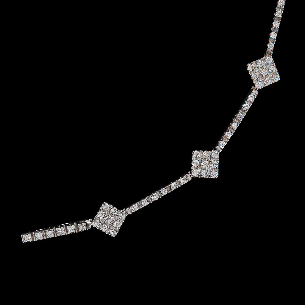 Hans D. Krieger Diamond & 18k White Gold Bracelet