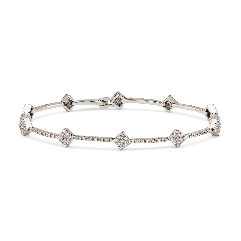 Hans D. Krieger Diamond & 18k White Gold Bracelet