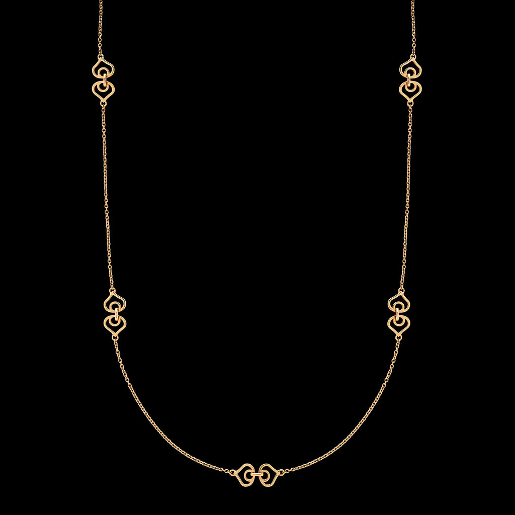 Marina B. 18k Gold Station Necklace