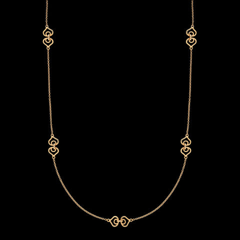 Marina B. 18k Gold Station Necklace