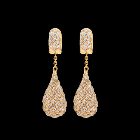 Salavetti Diamond & 18k Gold Earrings