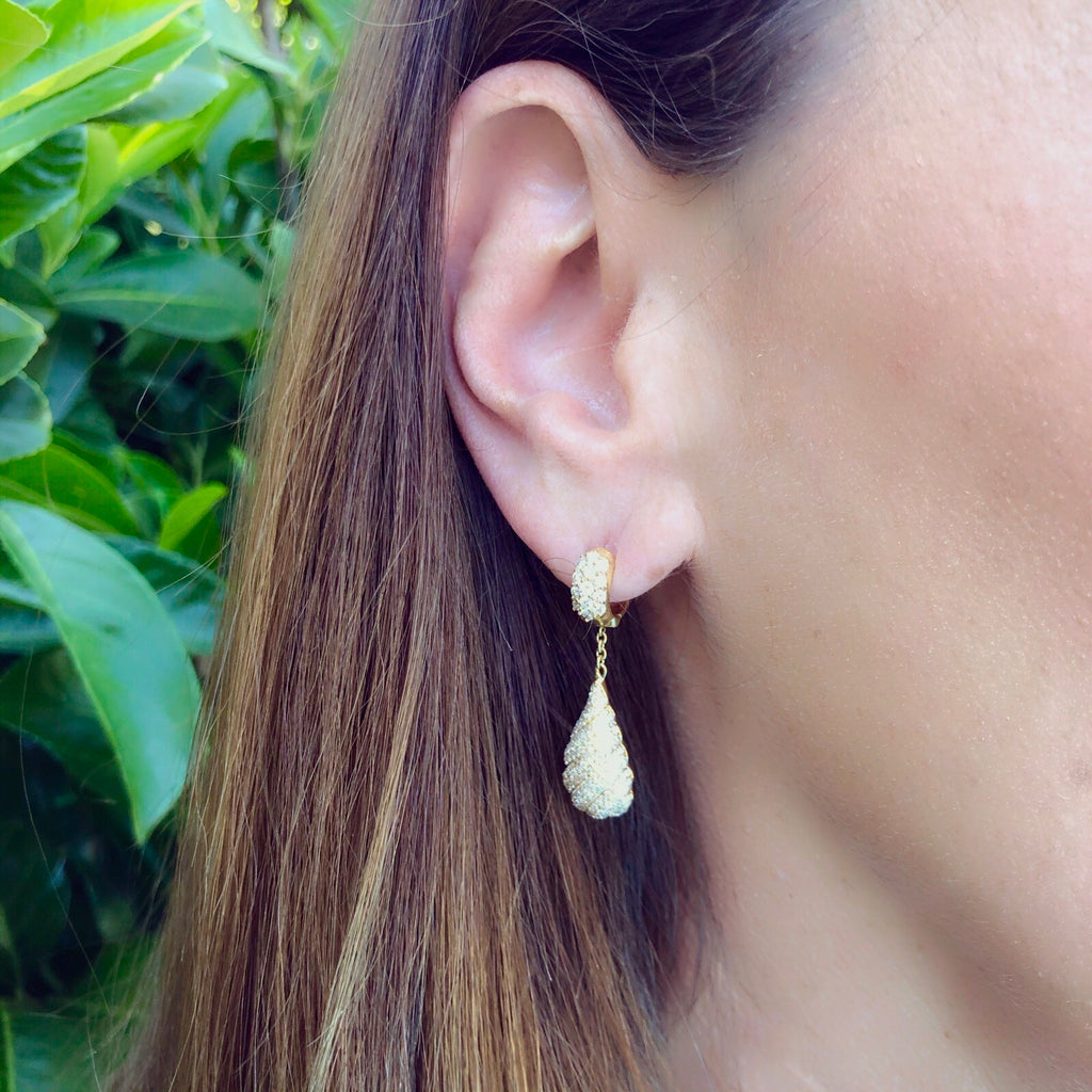 Salavetti Diamond & 18k Gold Earrings