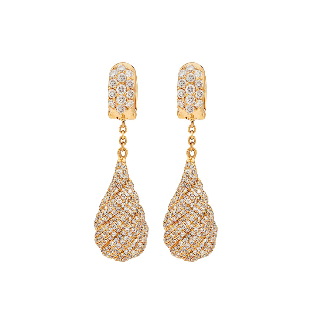 Salavetti Diamond & 18k Gold Earrings