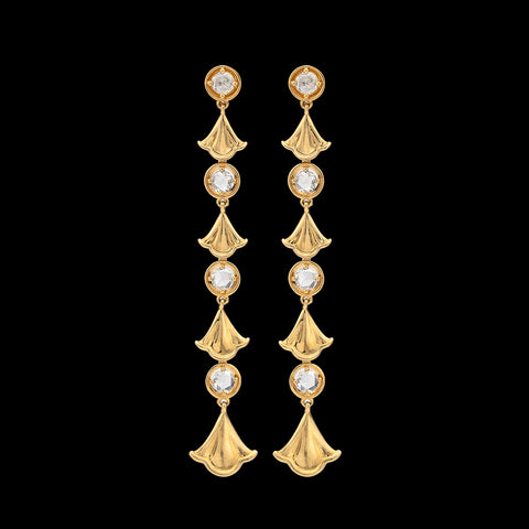 Marina B. Diamond & 18k Gold Pendant Earrings