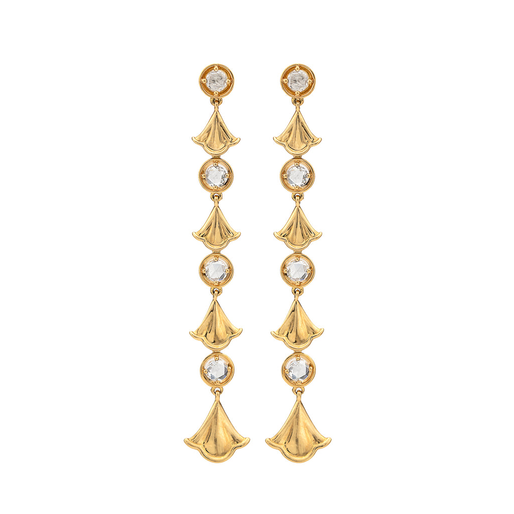 Marina B. Diamond & 18k Gold Pendant Earrings