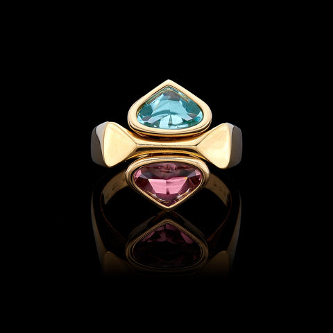 Marina B. Semi-Precious 4-in-1 Ring