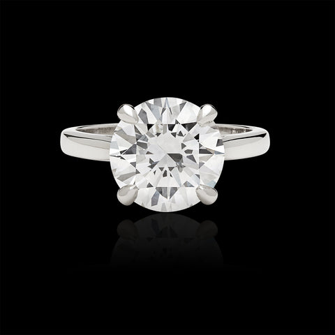 Impressive GIA 4.07 carat Diamond Engagement Ring