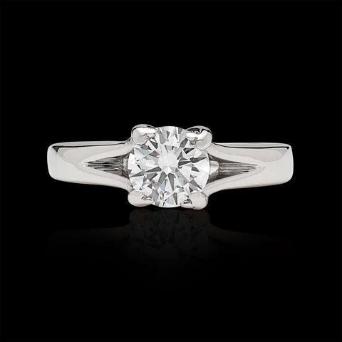 GIA 0.76ct. D/VS2 Diamond Engagement Ring