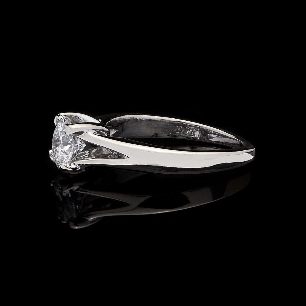GIA 0.76ct. D/VS2 Diamond Engagement Ring