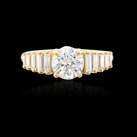 GIA 1.08-ct. H/SI1 Diamond Engagement Ring