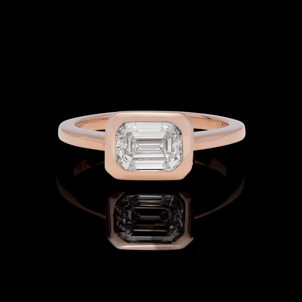 GIA 1.20-cts. I/VS1 Emerald Cut Engagement Ring