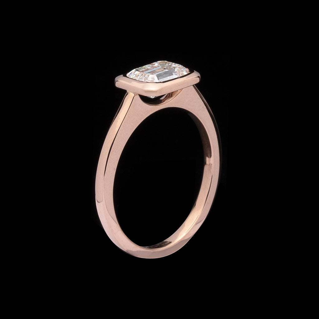 GIA 1.20-cts. I/VS1 Emerald Cut Engagement Ring