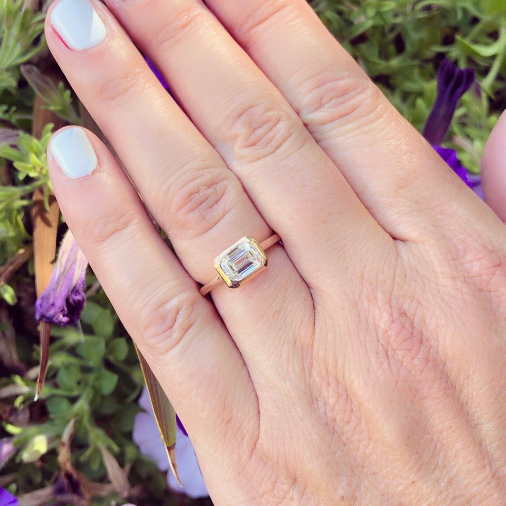 GIA 1.20-cts. I/VS1 Emerald Cut Engagement Ring