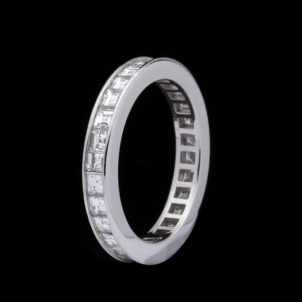 Diamond and Platinum Eternity Band