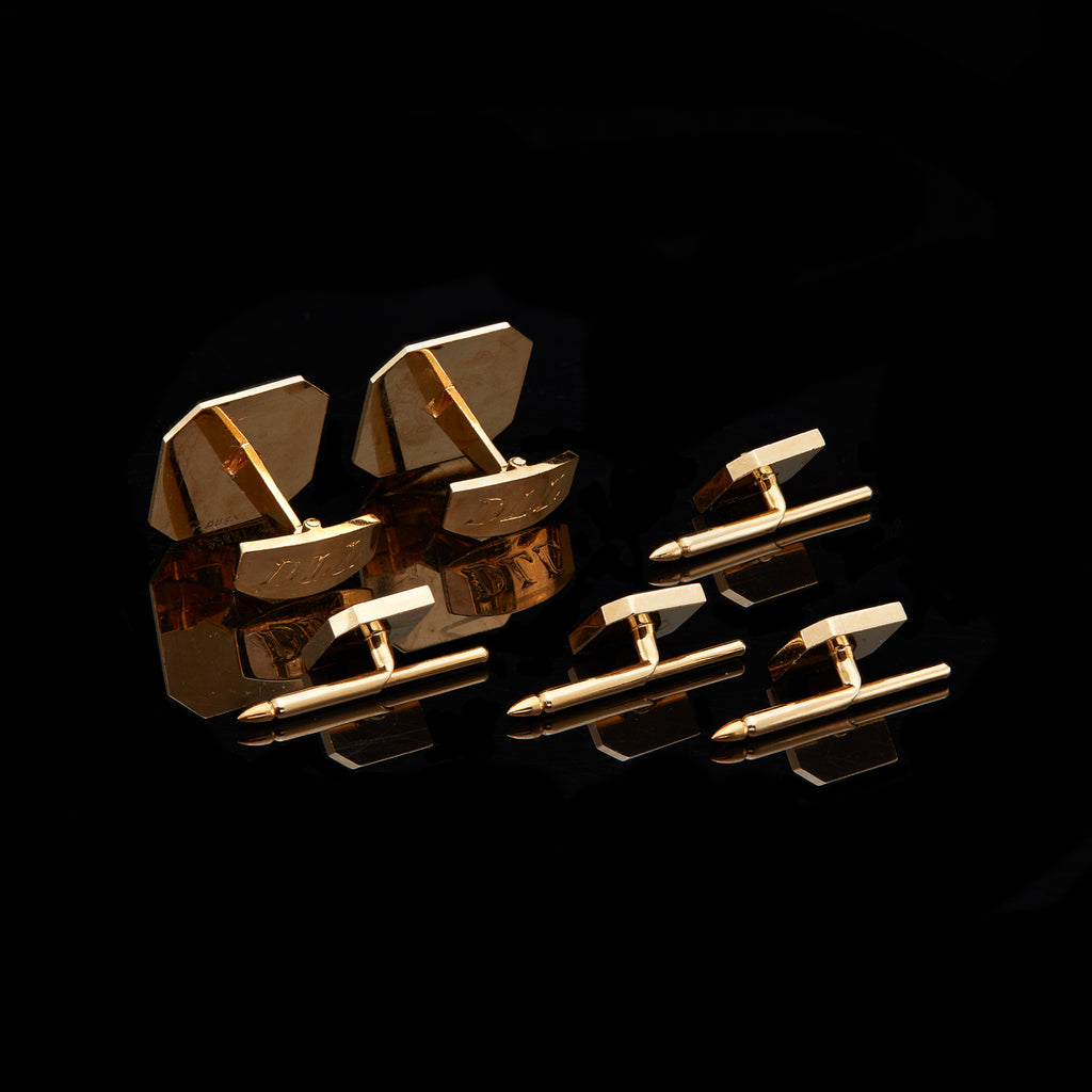 Man's Diamond & Onyx Dress Set