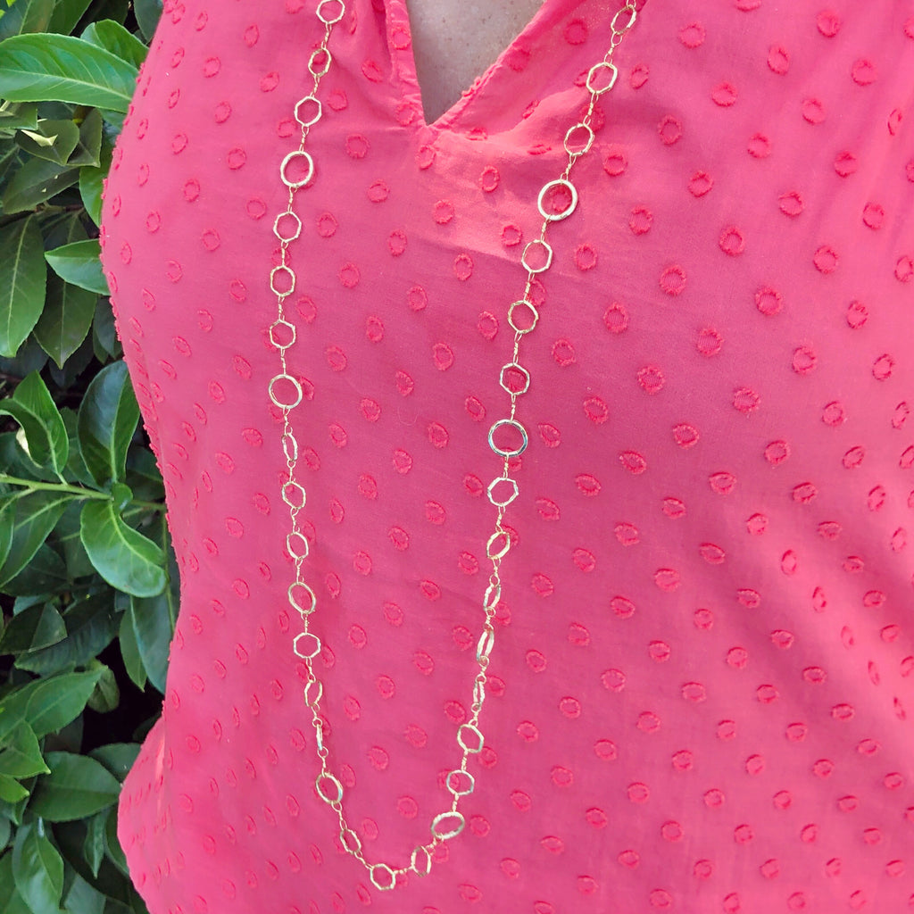 Dominique Cohen 18k Gold Classic Opera Chain Necklace