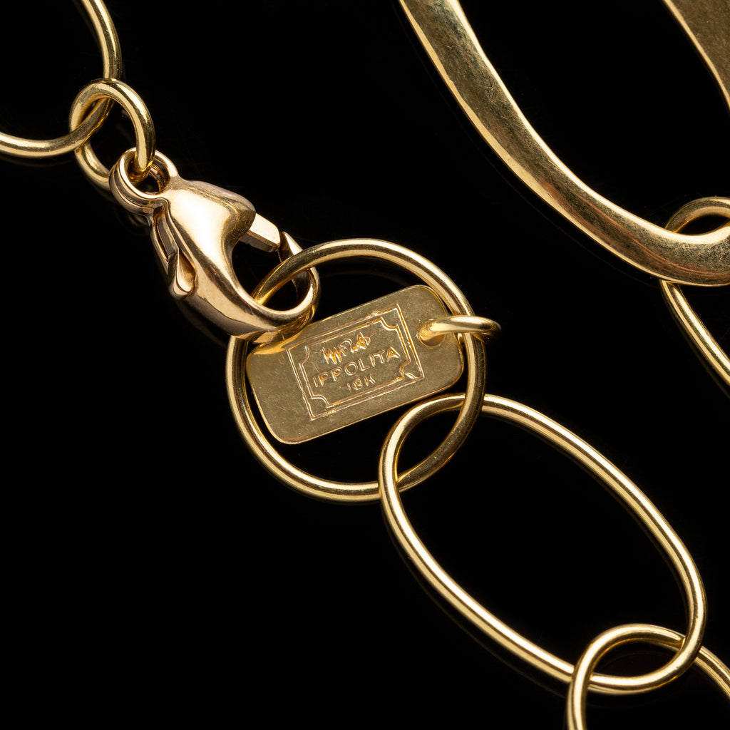 Ippolita Classico 18k Gold Link Chain Necklace