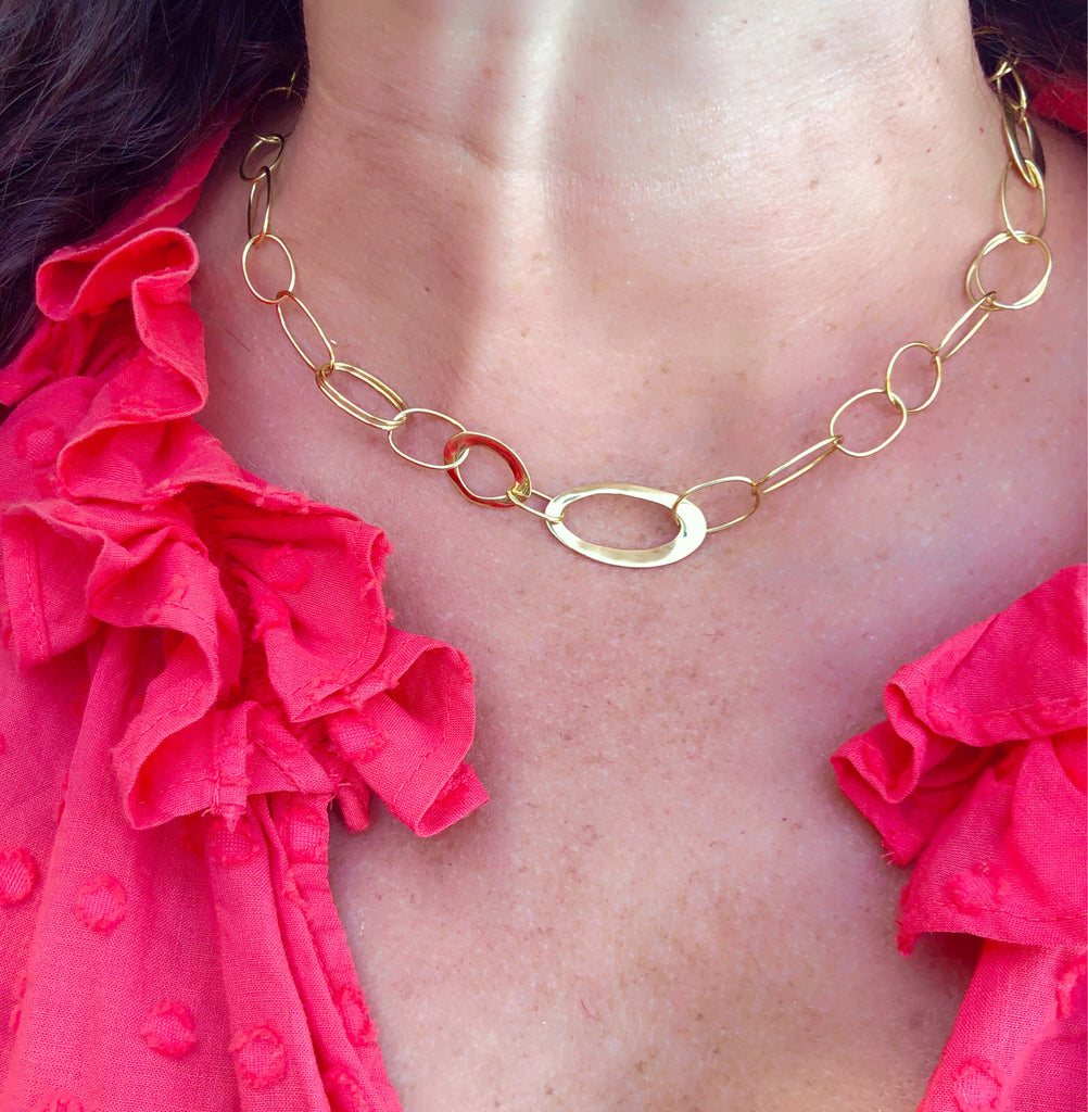 Ippolita Classico 18k Gold Link Chain Necklace