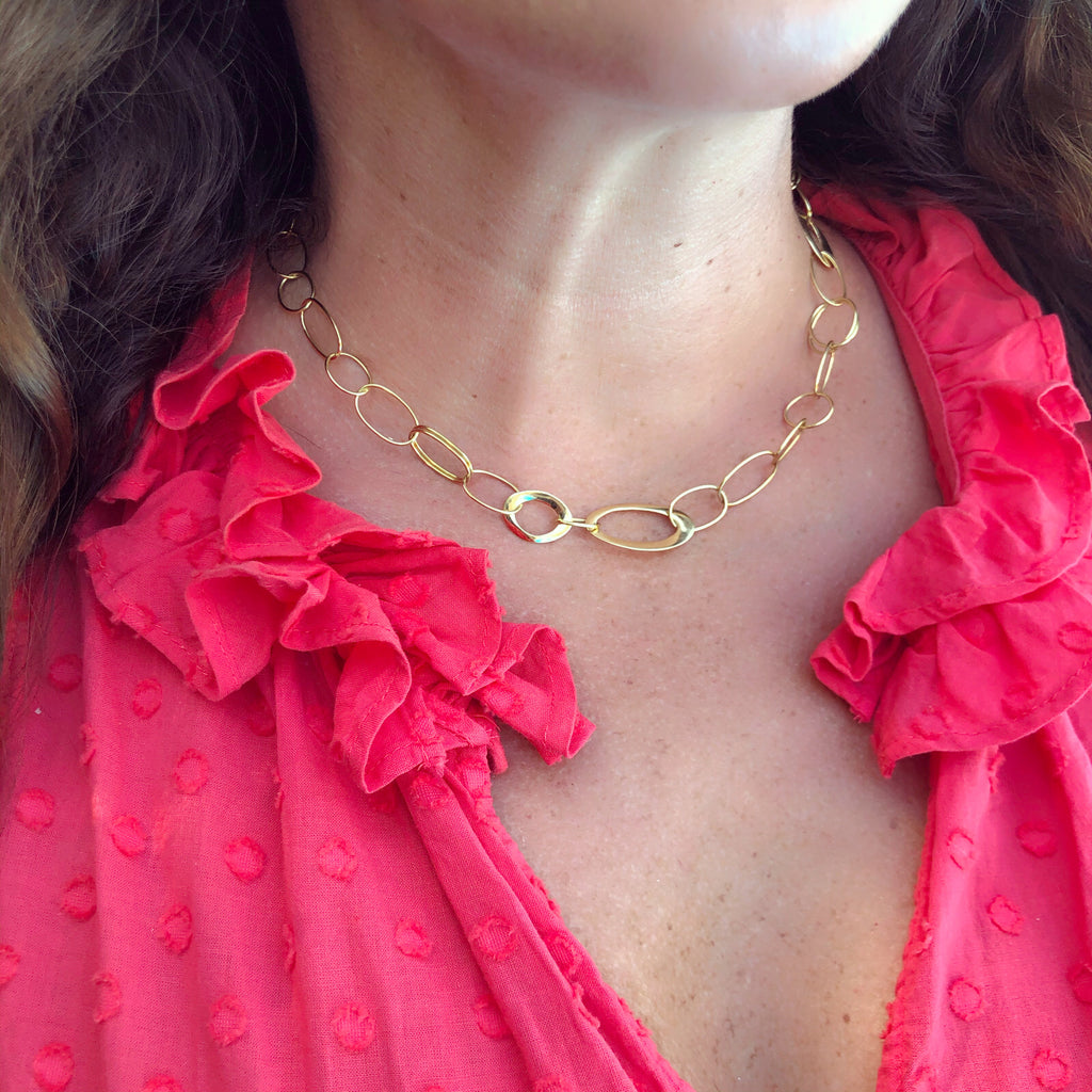 Ippolita Classico 18k Gold Link Chain Necklace