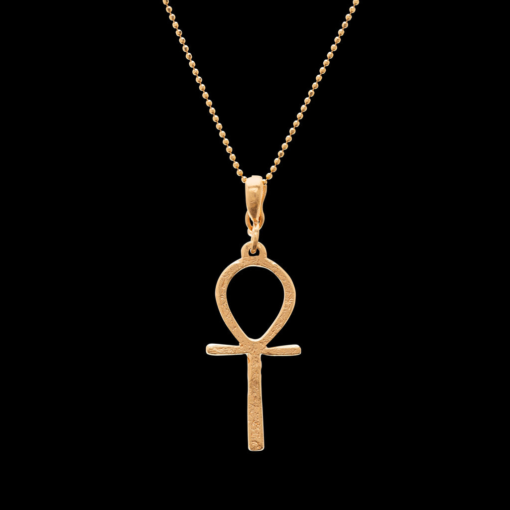 Dominique Cohen Boho Ankh Key of Life Pendant and Chain