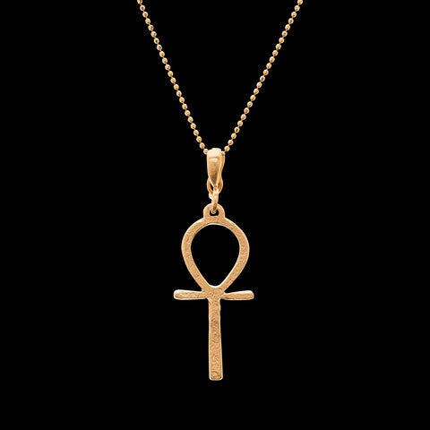 Dominique Cohen Boho Ankh Key of Life Pendant and Chain