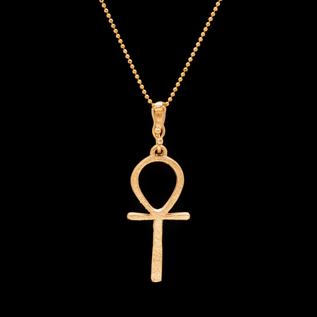 Dominique Cohen Boho Ankh Key of Life Pendant and Chain