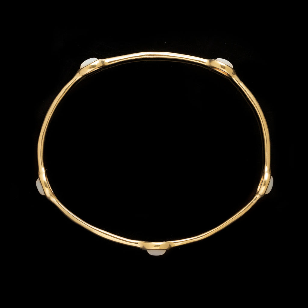 Ippolita Rock Candy 5-Stone Bangle in 18K Gold