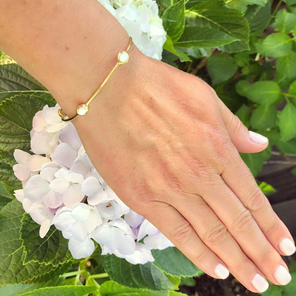 Ippolita Rock Candy 5-Stone Bangle in 18K Gold