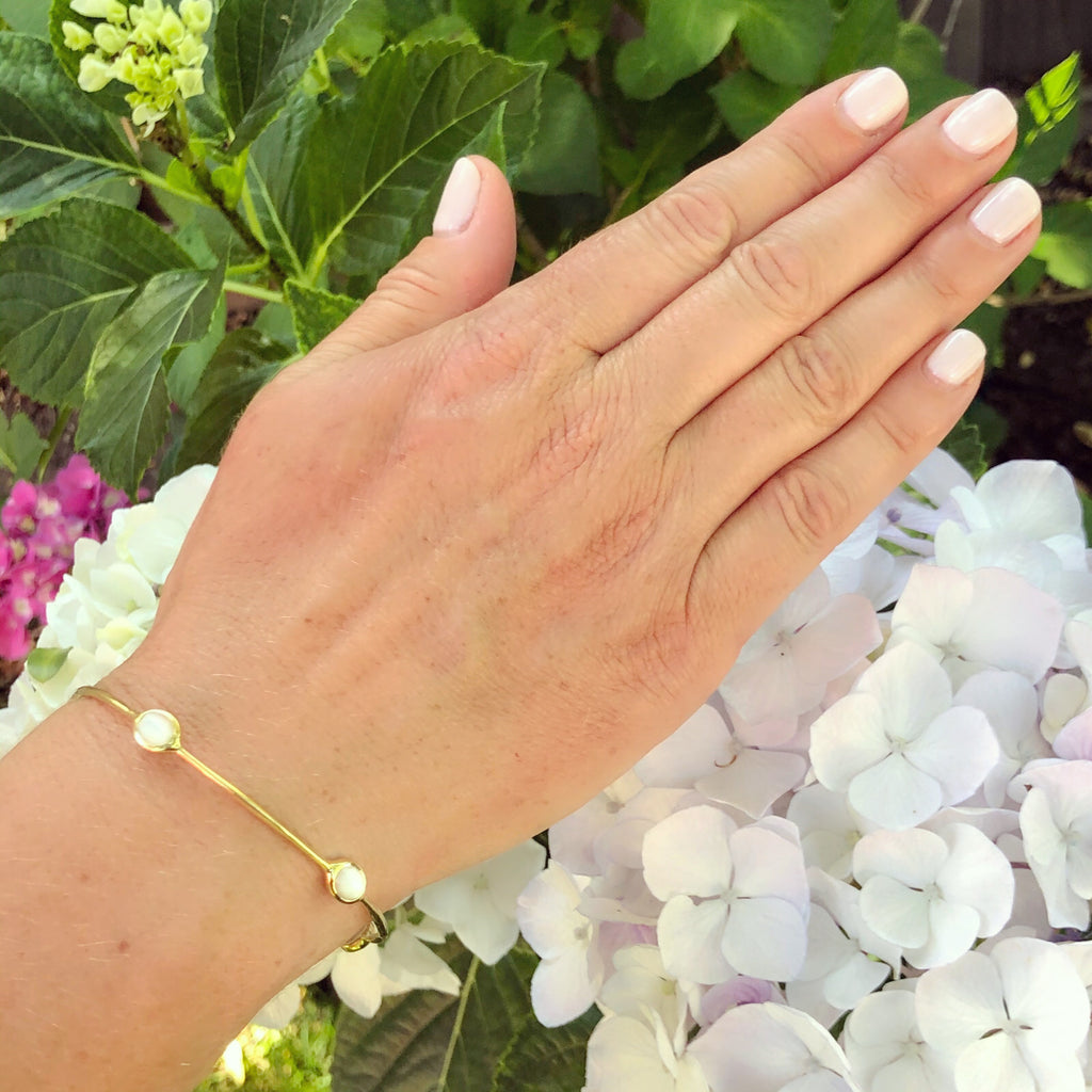 Ippolita Rock Candy 5-Stone Bangle in 18K Gold