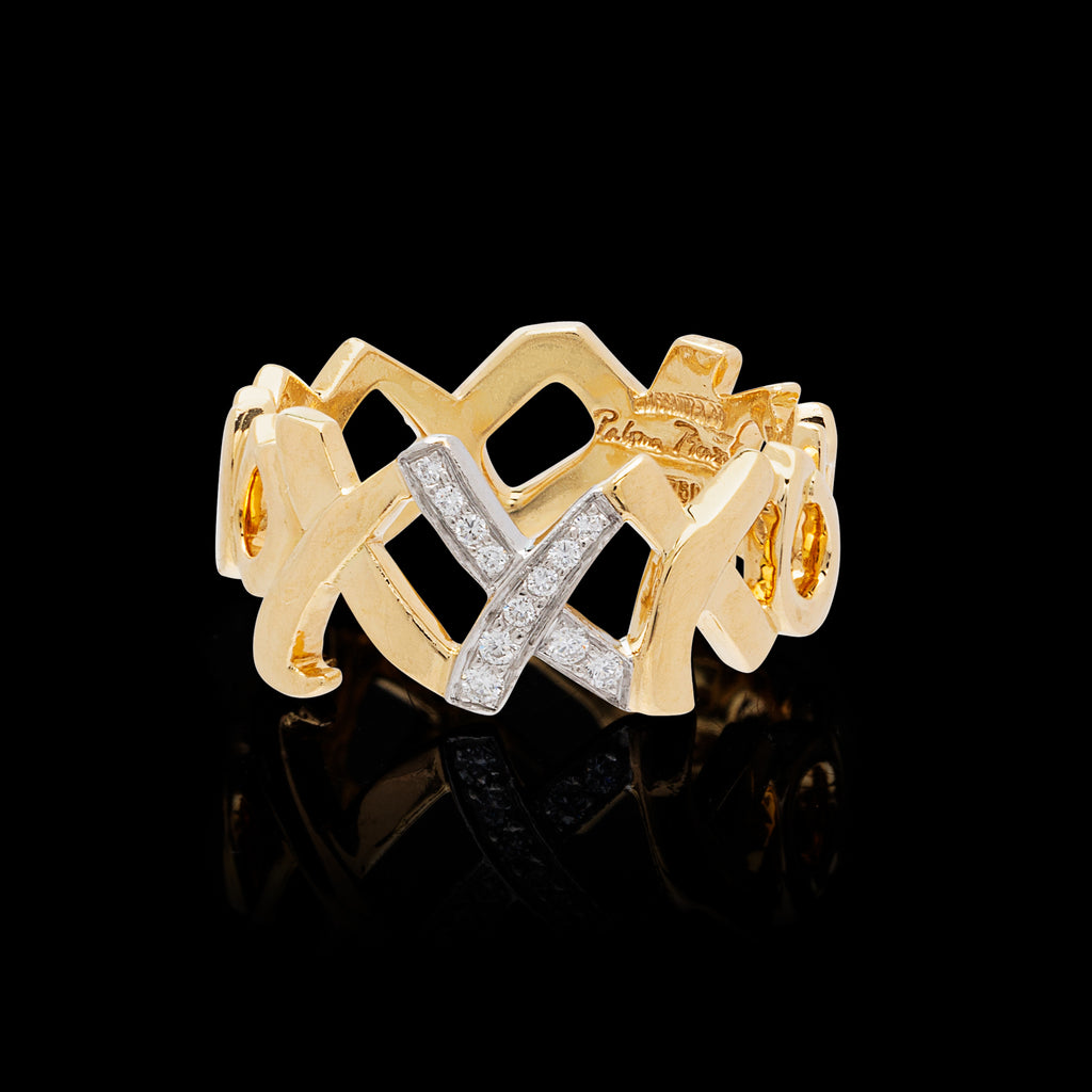 Tiffany & Co. Hugs & Kisses Diamond Ring by Paloma Picasso
