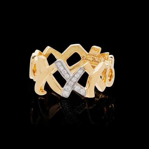 Tiffany & Co. Hugs & Kisses Diamond Ring by Paloma Picasso