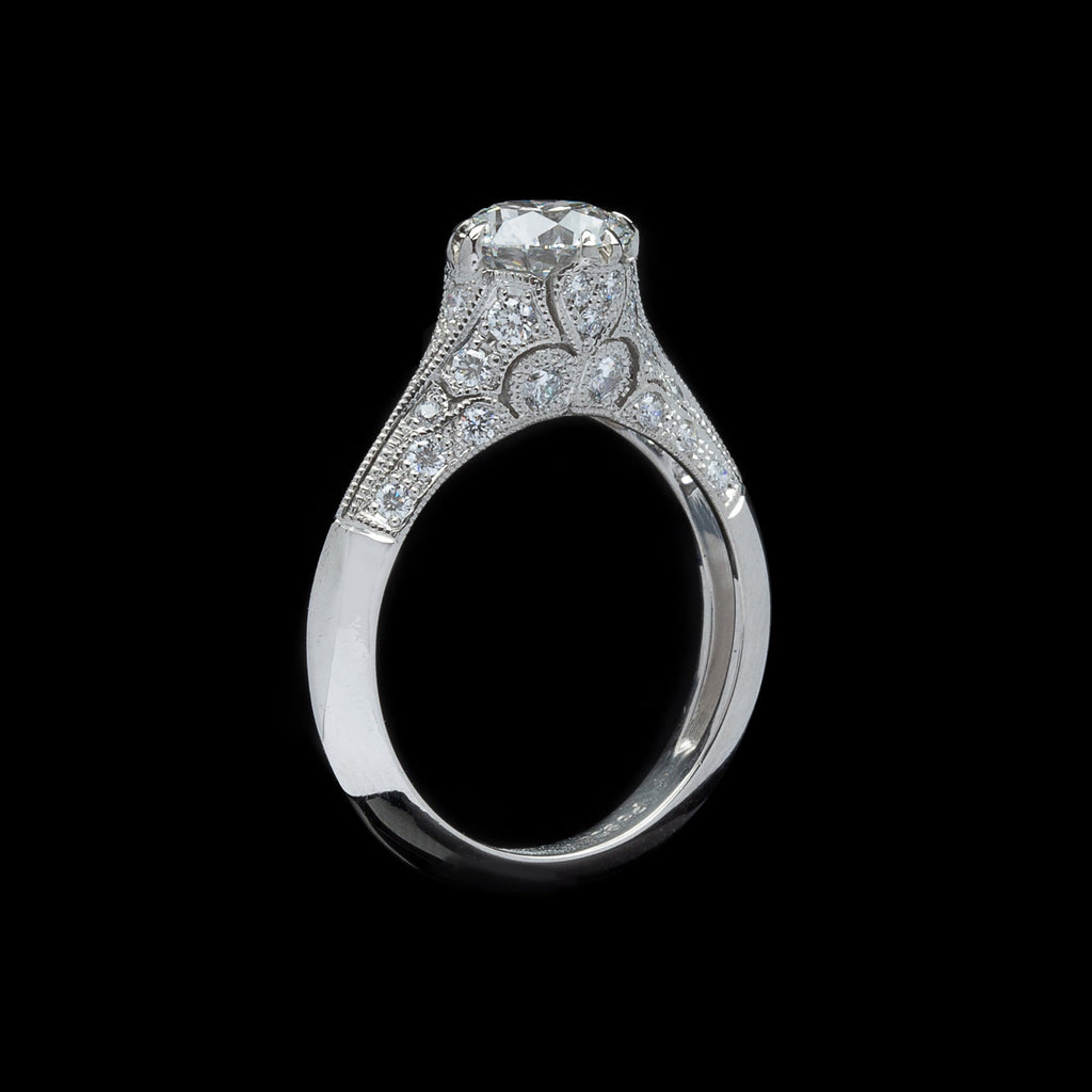 GIA 1.26-ct F/VS2 Diamond Engagement Ring