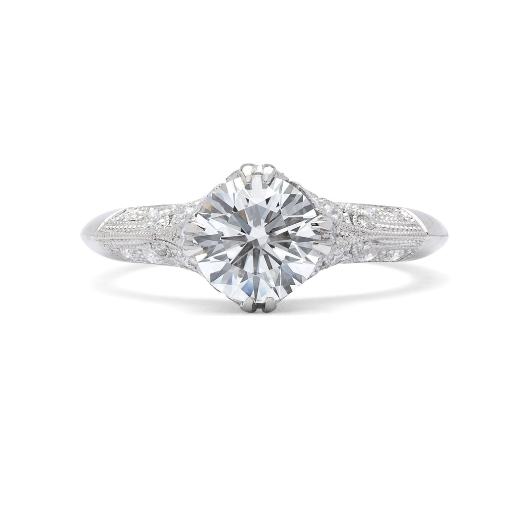 GIA 1.26-ct F/VS2 Diamond Engagement Ring
