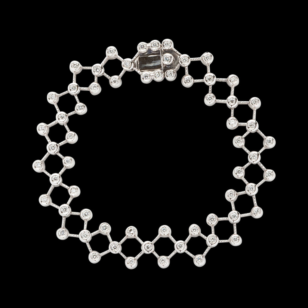 Piero Milano Diamond & 18k White Gold Bracelet