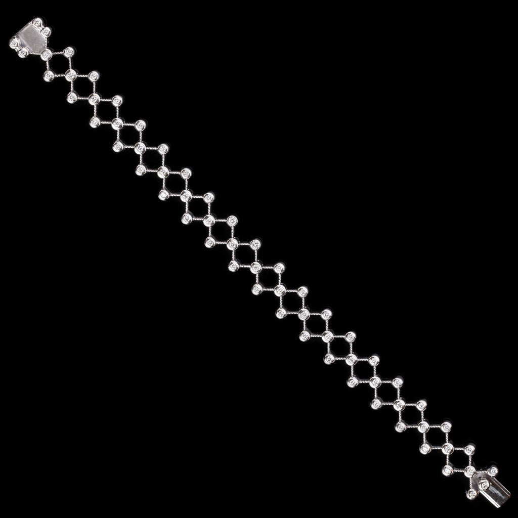 Piero Milano Diamond & 18k White Gold Bracelet