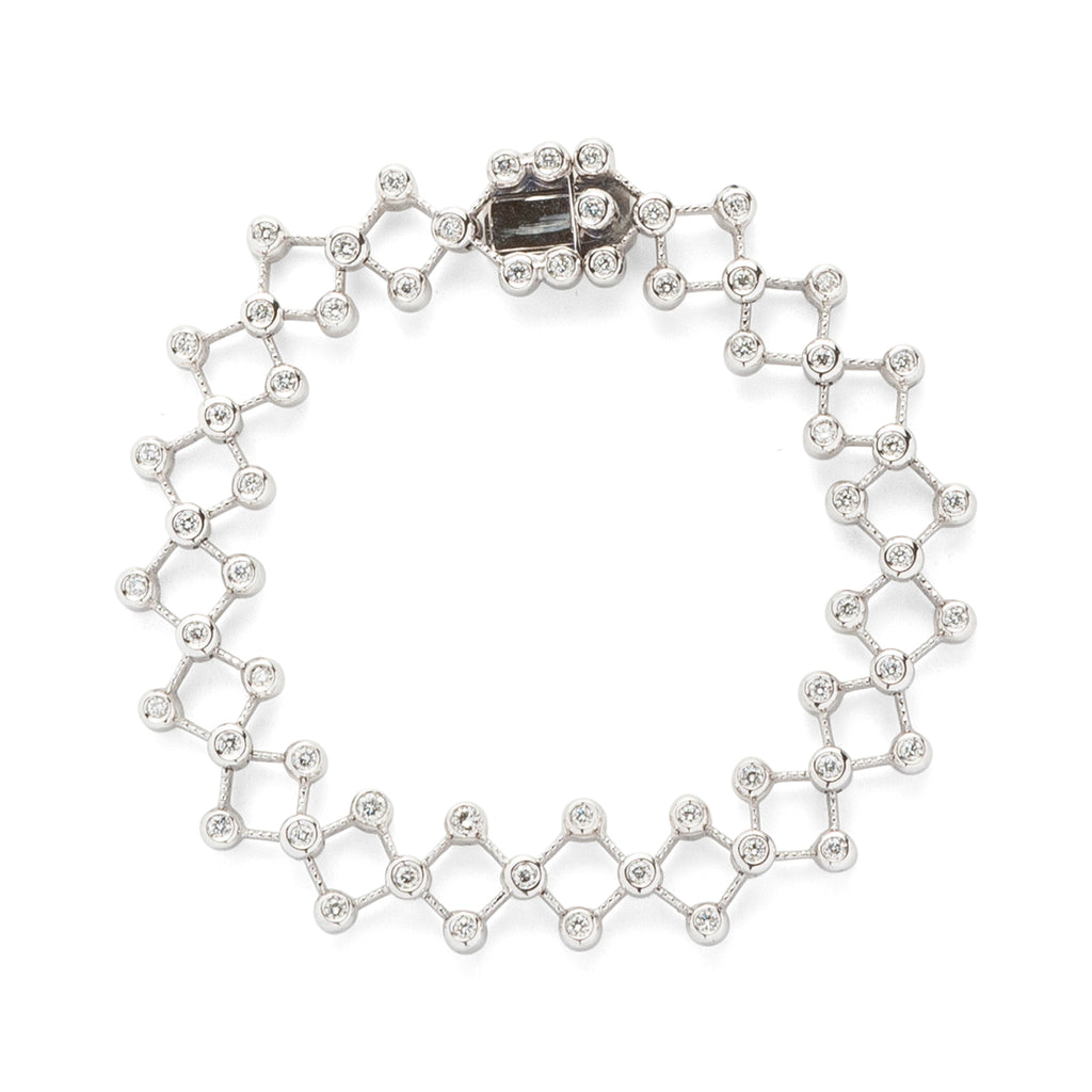 Piero Milano Diamond & 18k White Gold Bracelet