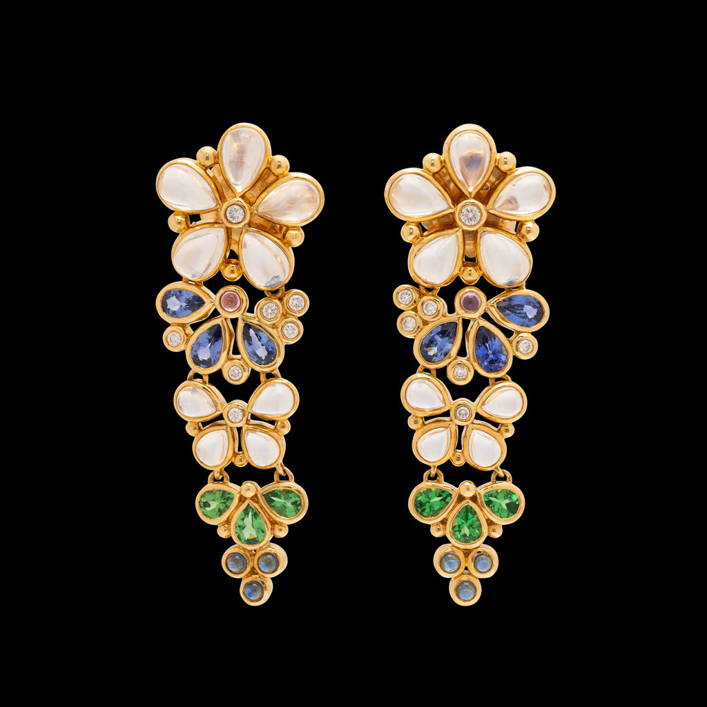 Temple St. Clair Diamond & Multi Stone Earrings
